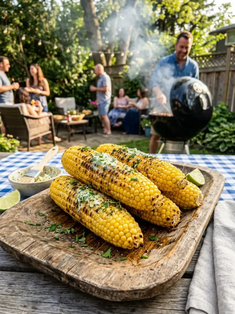 8. Grilled Corn on the Cob