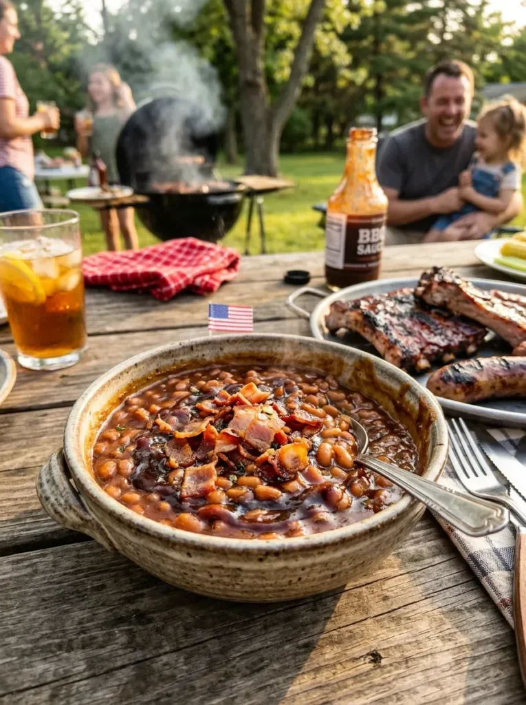 9. Baked Beans with Bacon