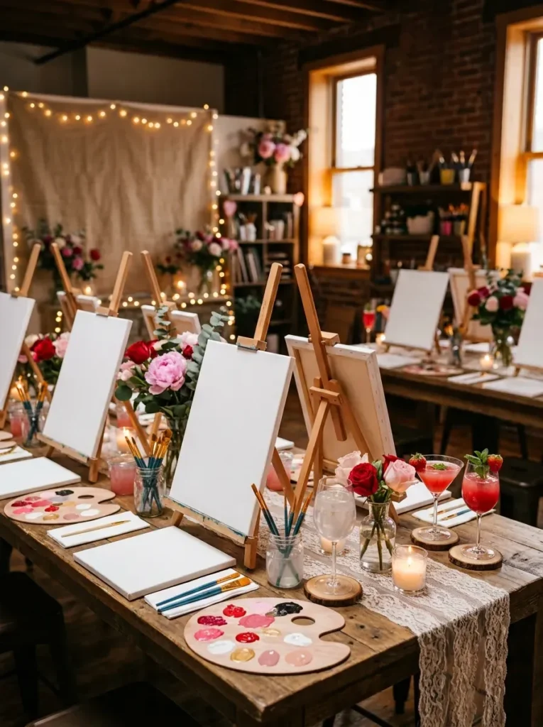 9. Plan A Paint And Sip Evening