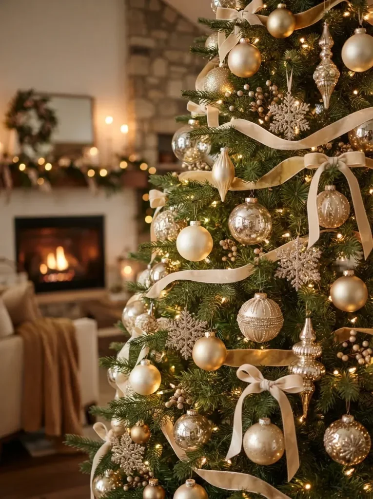 12. Choose a Color Story for Your Ornaments