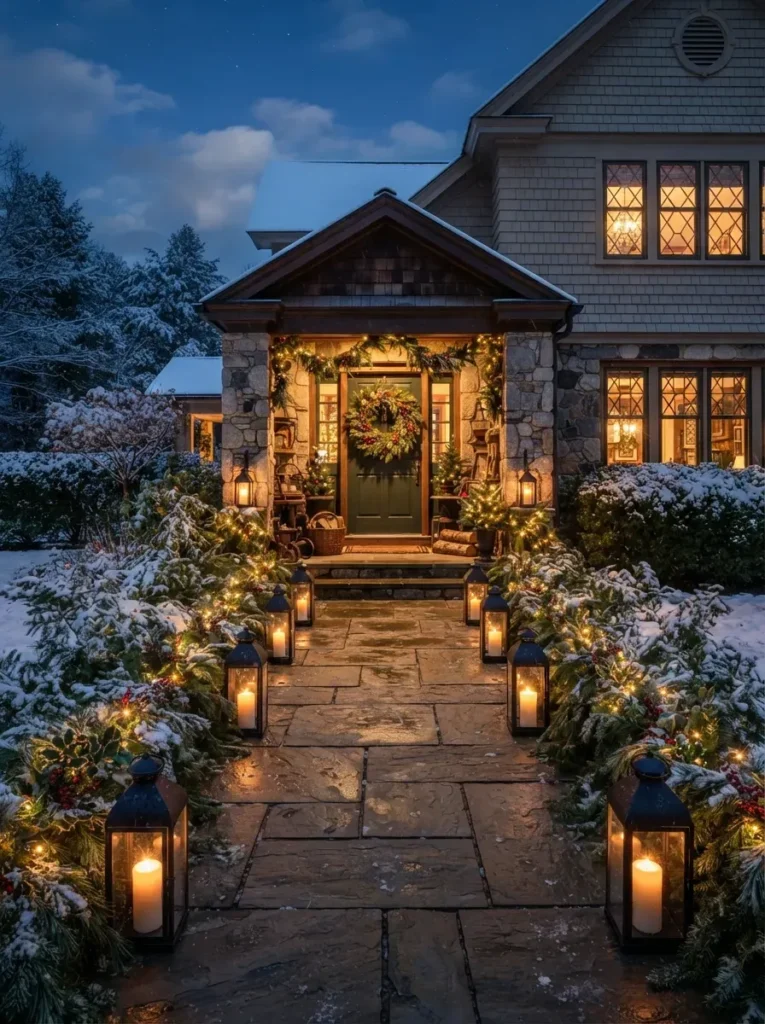 2. Line Your Walkway With Lanterns