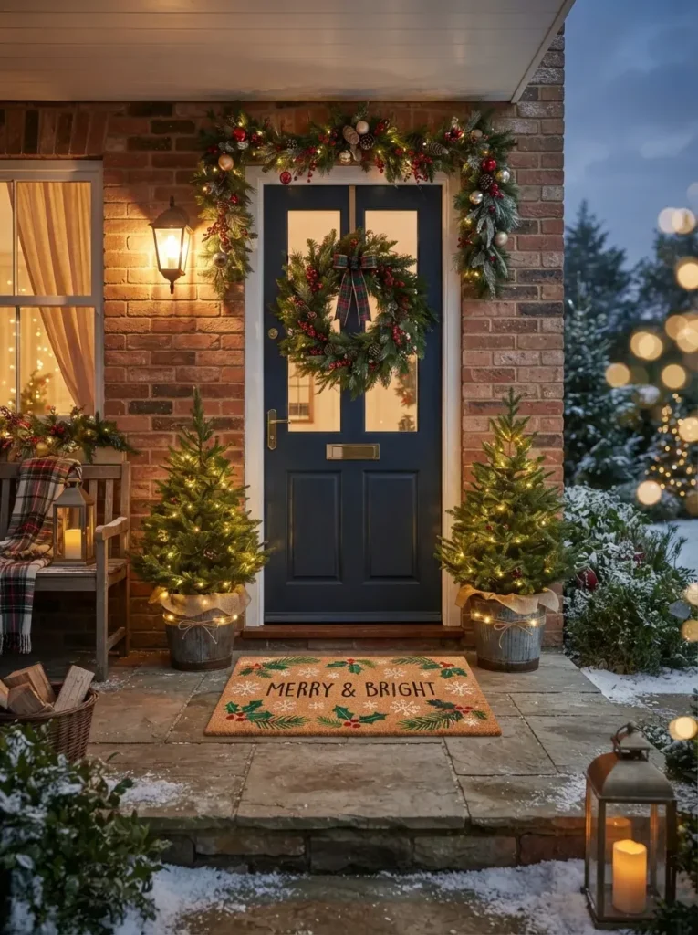 3. Add a Festive Doormat