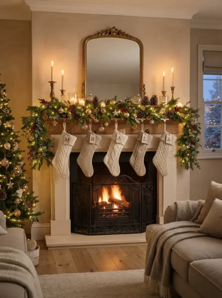 6. Style Your Mantel With Layers