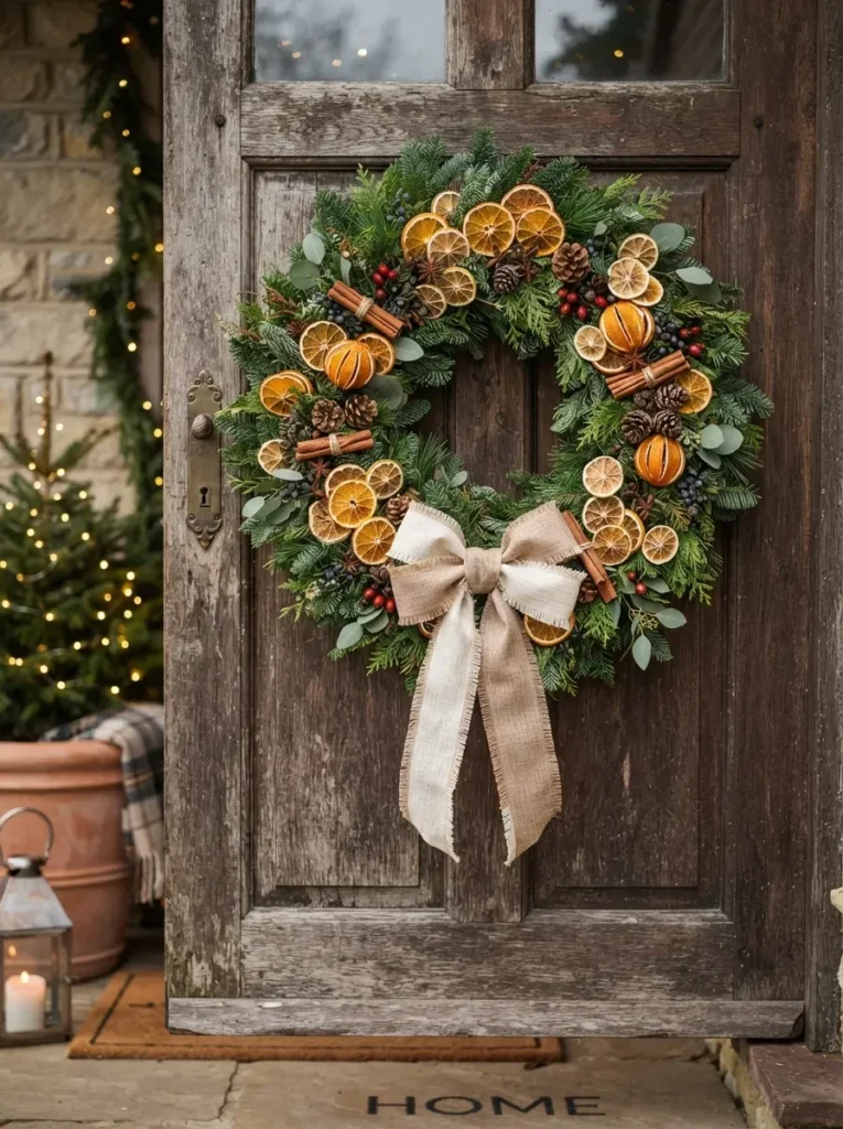 12. Citrus Slice Wreath