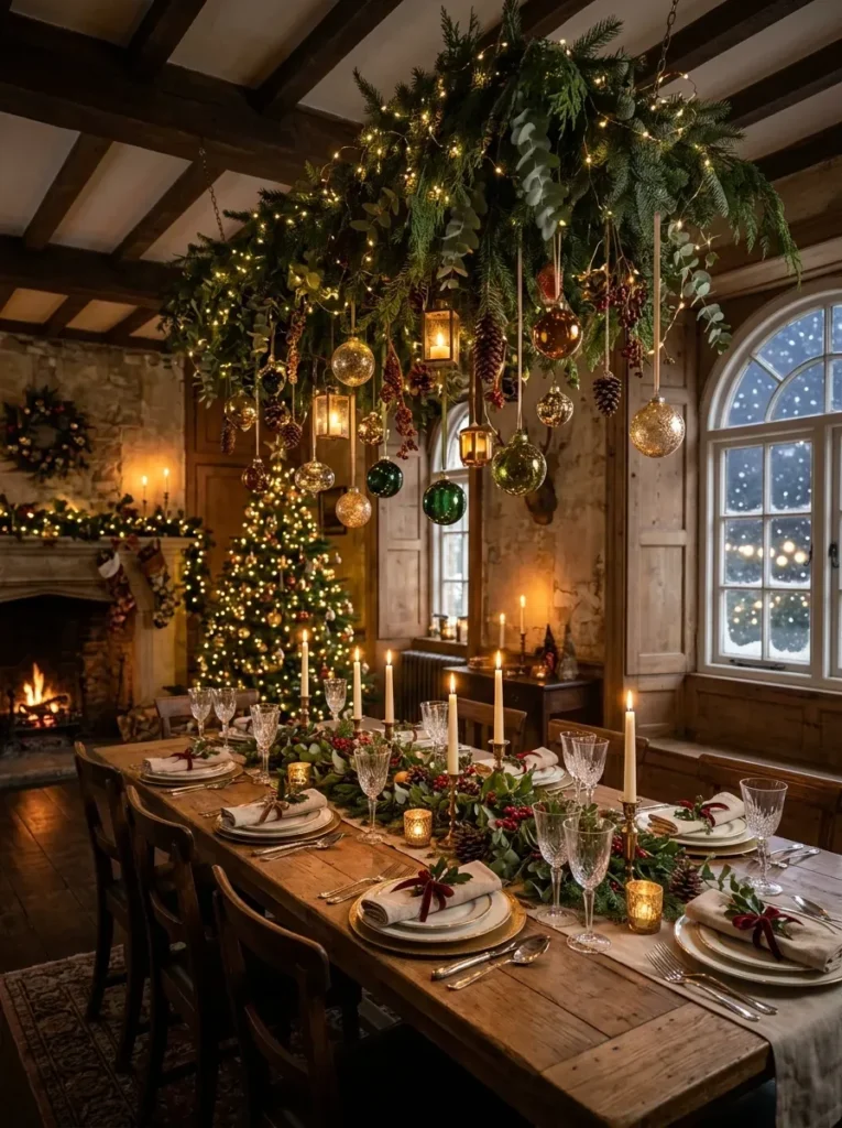 12. Hang Ornaments Above the Table