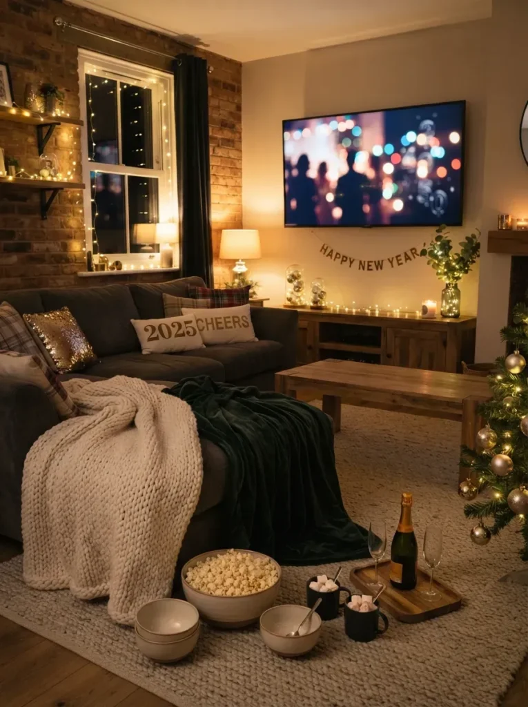 15. Plan a Cozy Movie and Countdown Combo