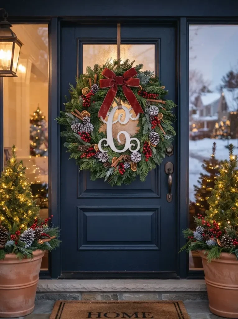 17. Letter or Monogram Wreath
