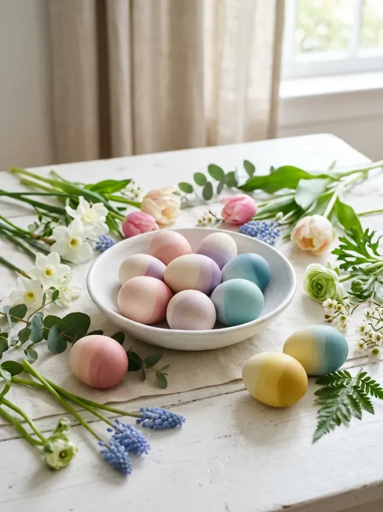2. Two Tone Ombre Eggs