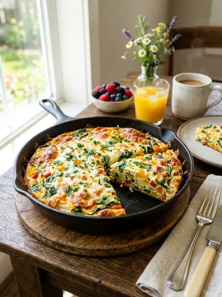 4. Cheesy Baked Frittata