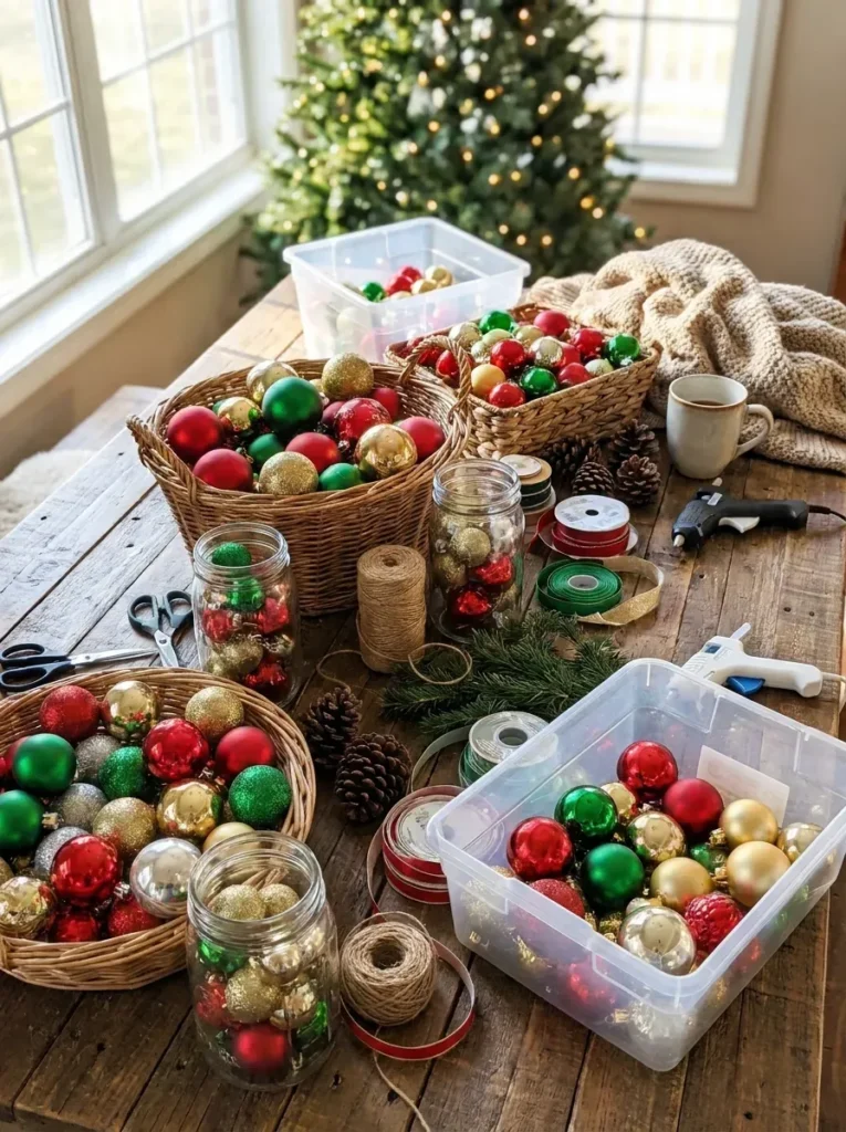 4. Dollar Store Ornaments in Bulk