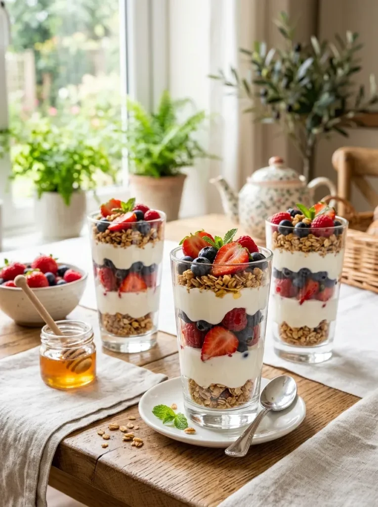 6. Fresh Berry Parfaits