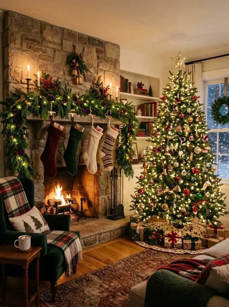 6. Go Beyond the Tree With a Mantel Display