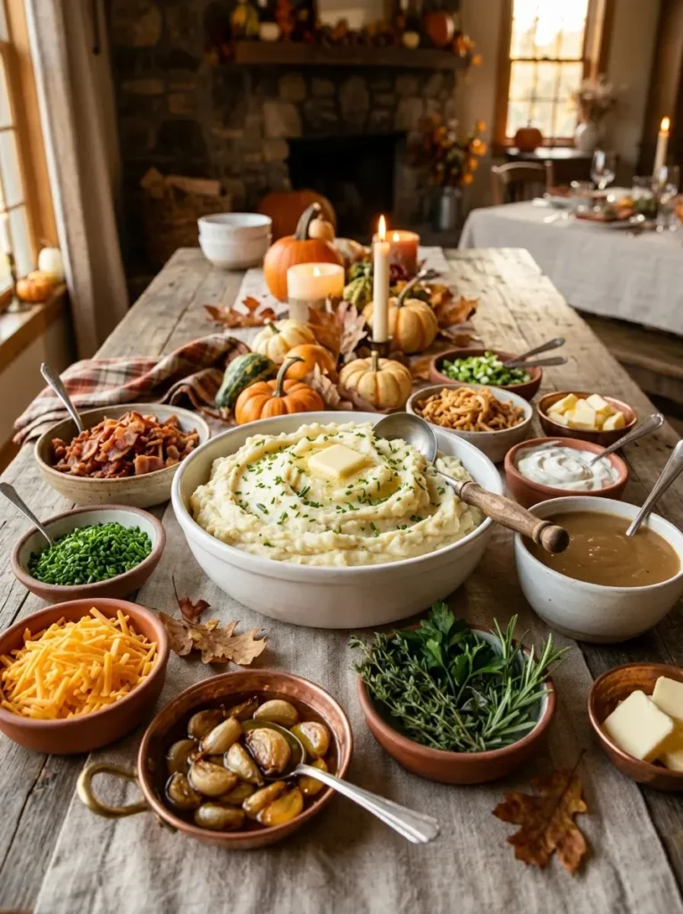 6. Set Up A Build Your Own Mashed Potato Bar
