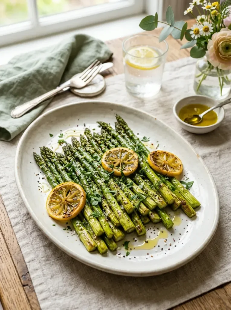 7. Roasted Asparagus With Lemon