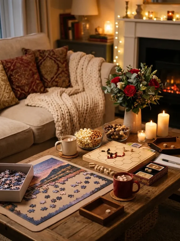 7. Try A Puzzle Or Board Game Night
