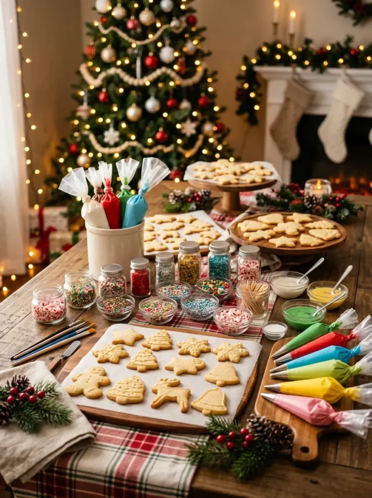 8. Cookie Decorating Station