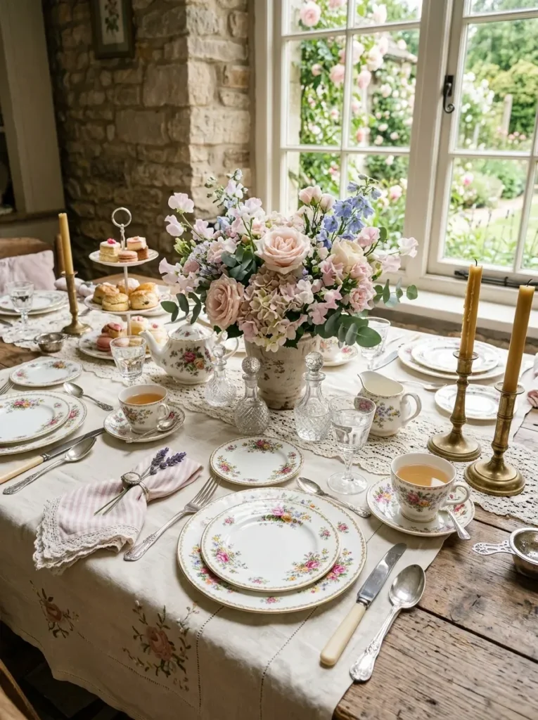 8. Vintage China and Teacups
