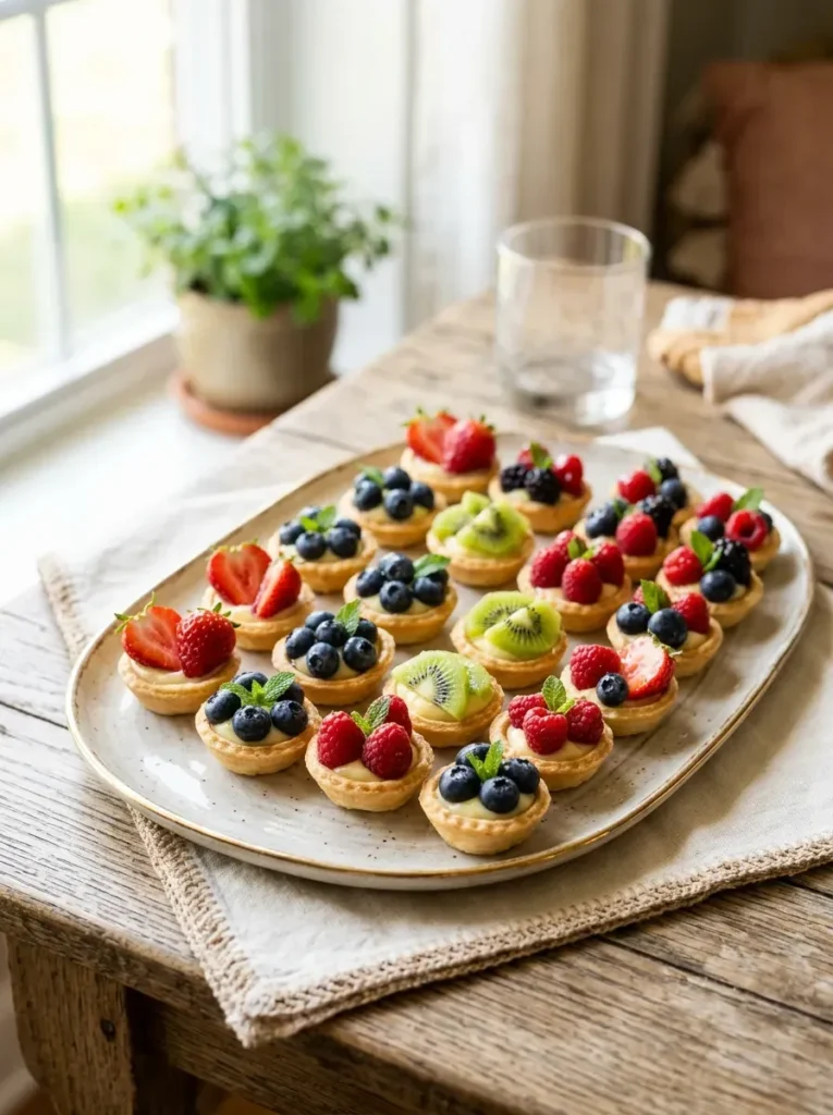 9. Mini Fruit Tarts