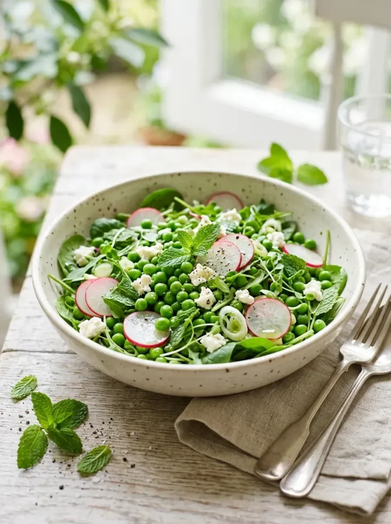 9. Spring Pea and Mint Salad