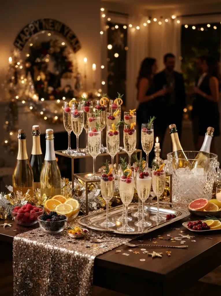 9. Try a Champagne Toast Bar
